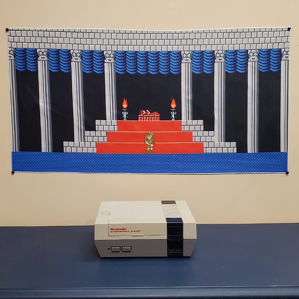 Zelda 2 banner ▲ The Legend of Zelda II The Adventure of Link tapestry wall flag