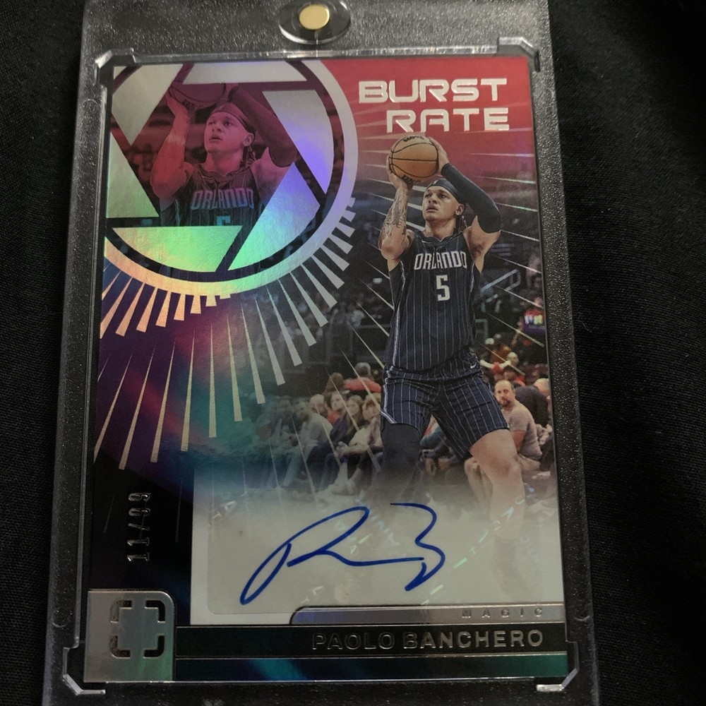 2024-25 PANINI PHOTOGENIC PAOLO BANCHERO Burst Rate Auto /99