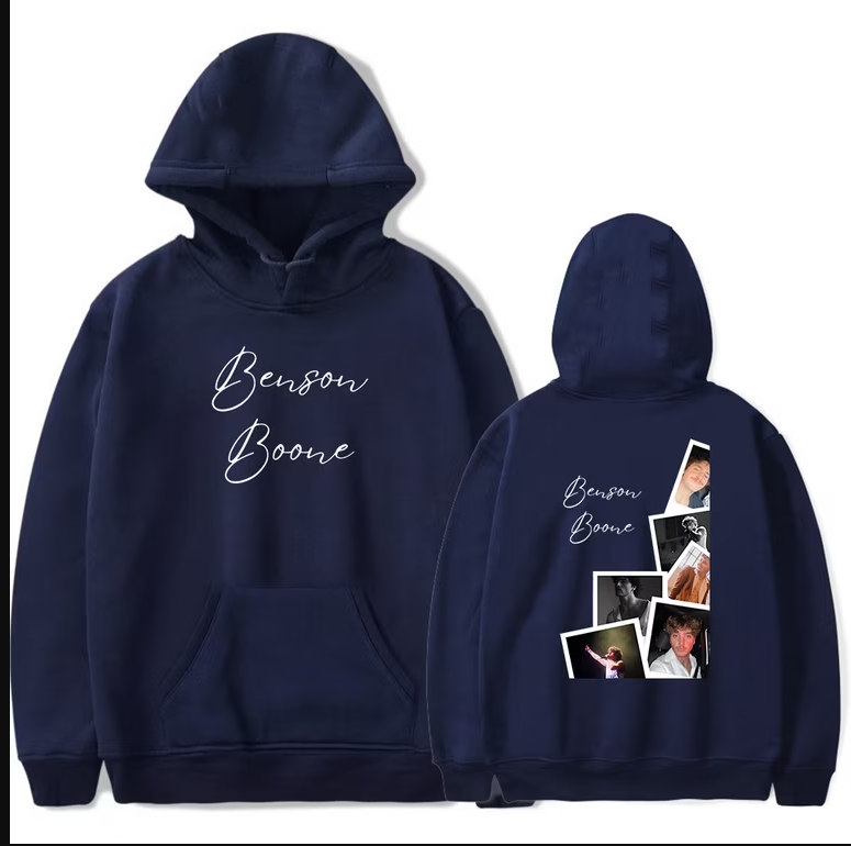 2 sided hoodie, Benson Boone Photo Album Hoodie, gift for fans