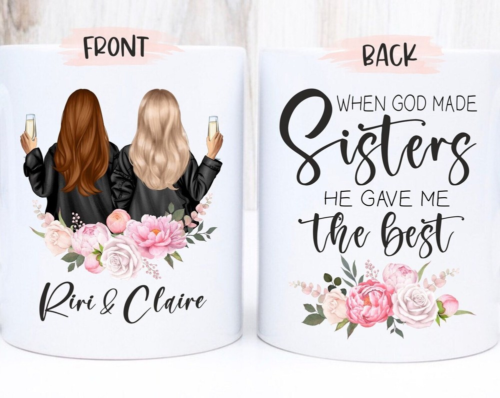Best Sister Mug Custom Family Mug Personalized Sister Giftsisterhood Mug Sister