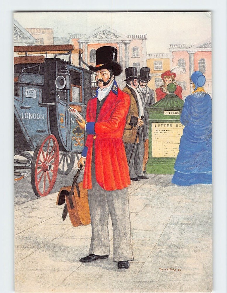 Postcard London District Letter Carrier London England