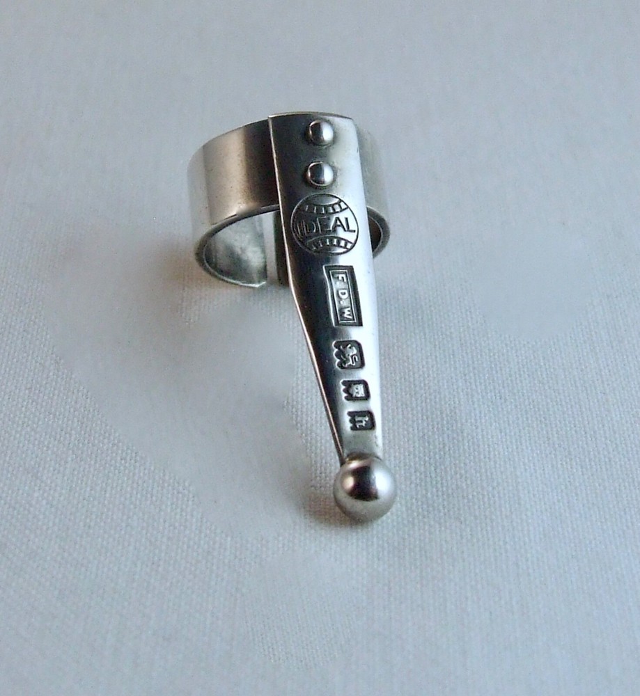 ANTIQUE WATERMAN'S IDEAL STERLING SILVER FOUNTAIN PEN ACCOMMODATION CLIP - N.M.-image