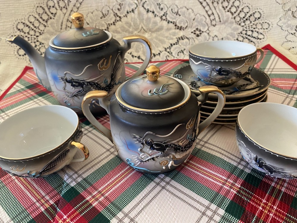 tea set with teapot japanese