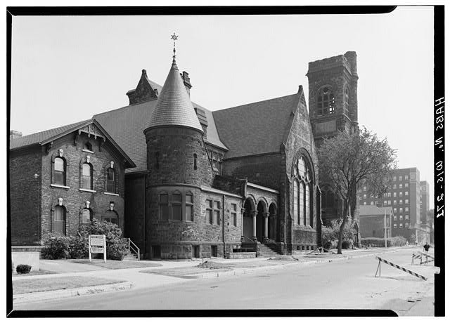 3. View from northwest, note rectory left - St. Paul's Episcopal Church