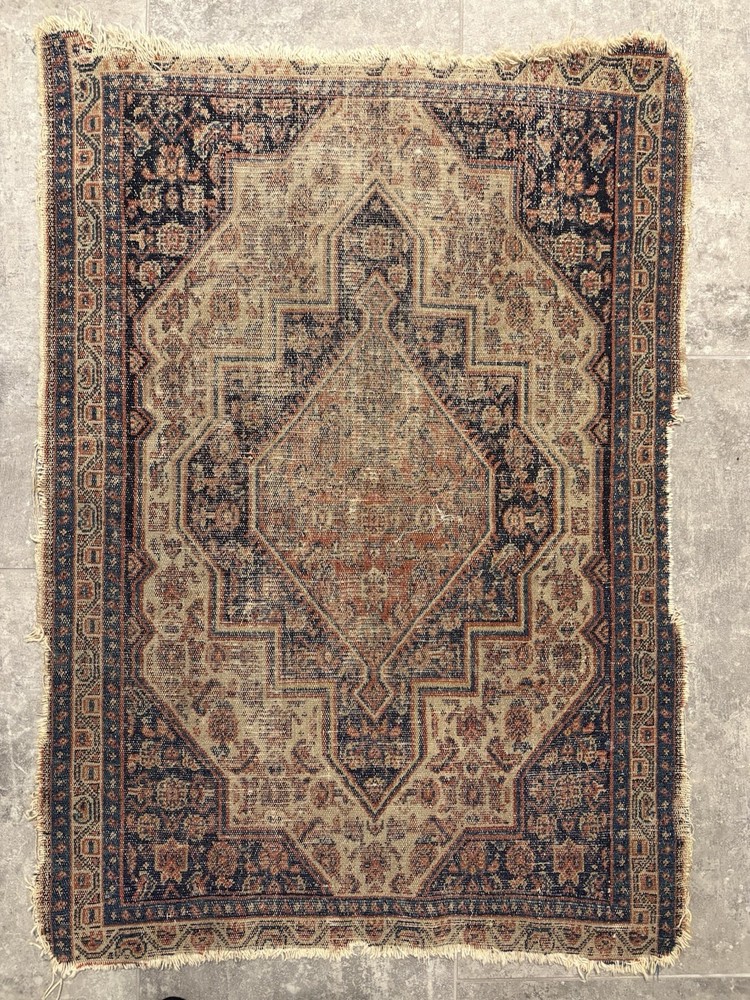 Handmade Wool Prayer Rug 24” X 34”