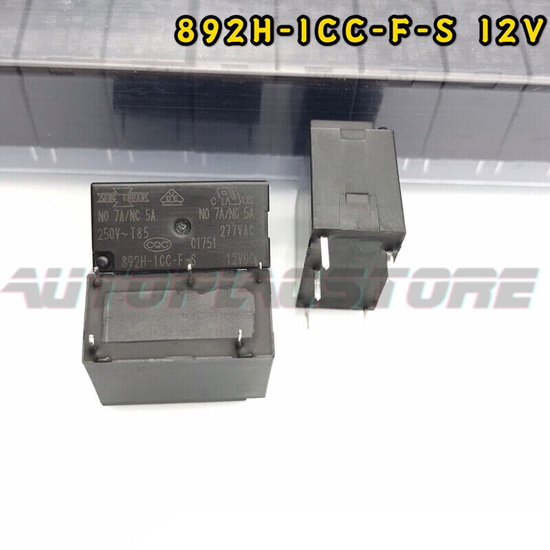 10Pcs SONG CHAUN 892H-1CC-F-S 12VDC Power Relay 5Pins 5A 277VAC~