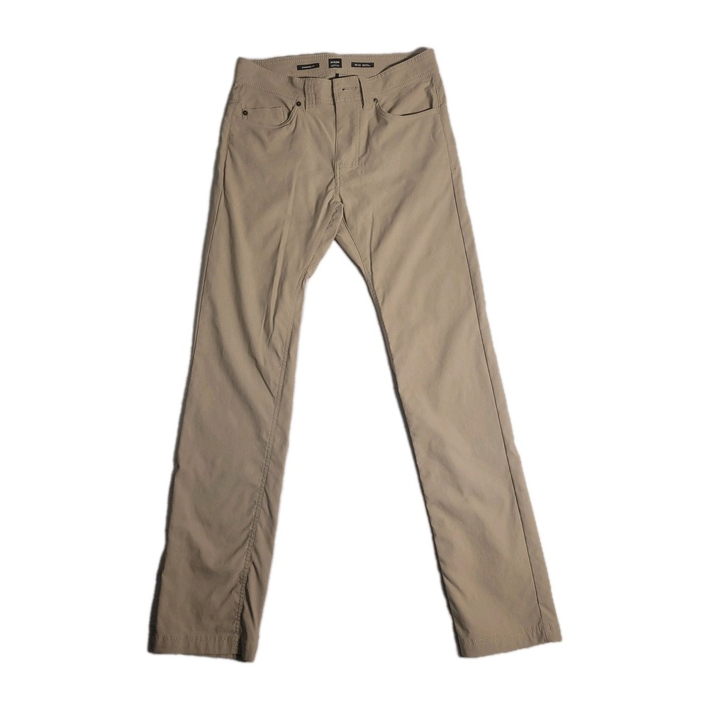Prana Brion II Pants Men's 30x34 Khaki Tan Hiking Stretch Chino 1969771