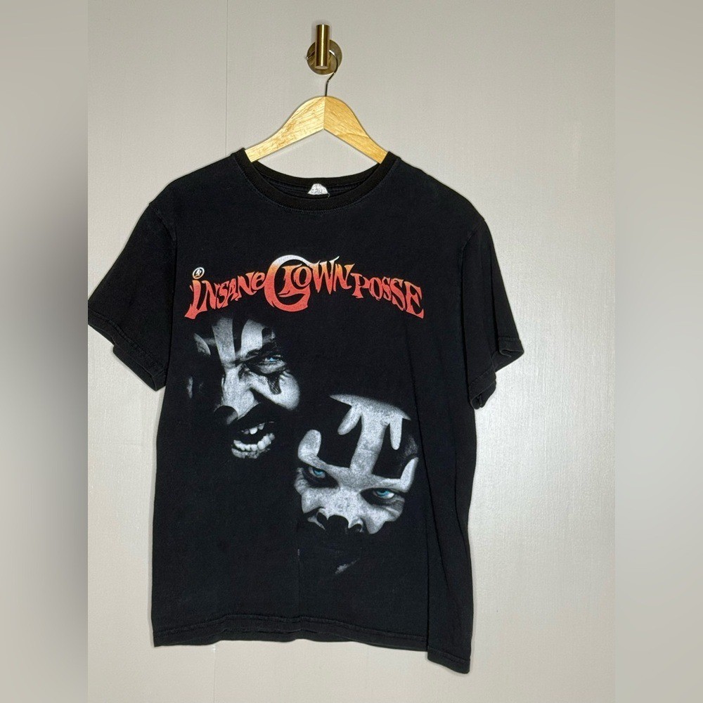 Insane Clown Posse ICP Graphic Band T Shirt Black Horror Rap Tee Anvil Knitwear
