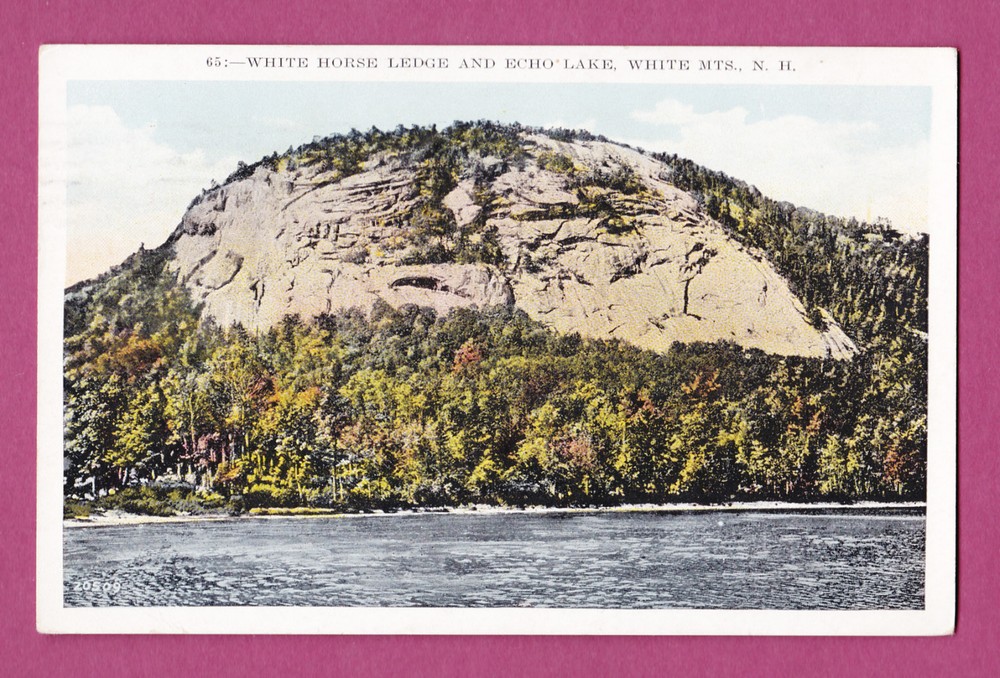 New Hampshire - White Mts, White Horse Ledge And Echo Lake Postcard 2853