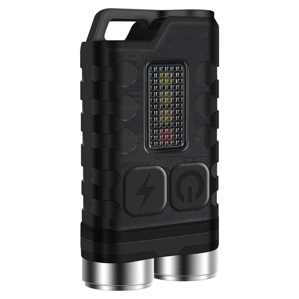 EDC Flashlight Rechargeable, 10 Modes LED Mini Keychain Flashlights High Lume...