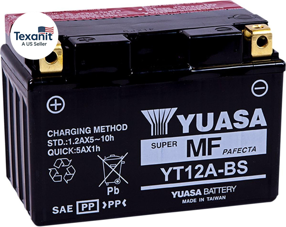 YUAM32ABS YT12A-BS Battery, Multi-Colored