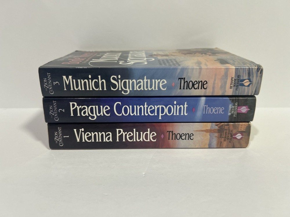 Lot 3 Zion Covenant Books 1 -3 Jewish Israel Fiction Lot