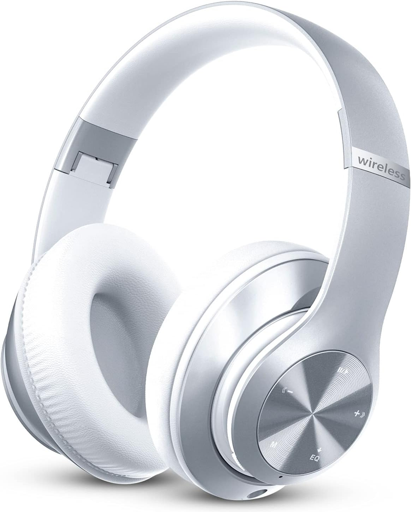 Wireless Bluetooth Headphones with 60H Playtime Foldable Lightweight Design