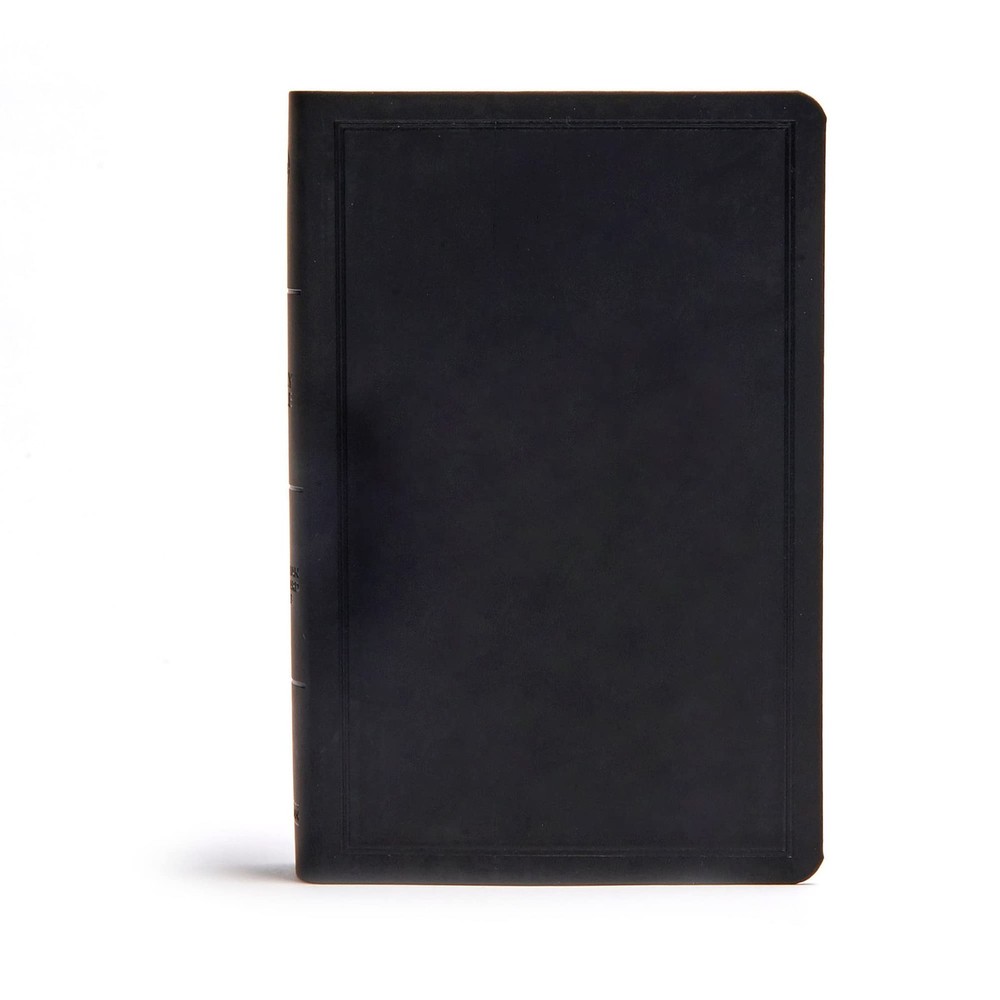 CSB Deluxe Gift Bible, Black LeatherTouch, Red Letter, Presentation Page, Full-,