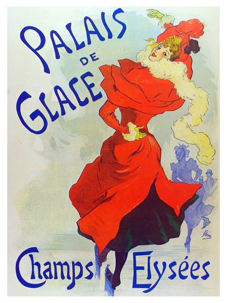 Palais de glace champs wall Decorartion Poster.Graphic Interior Art design 3196
