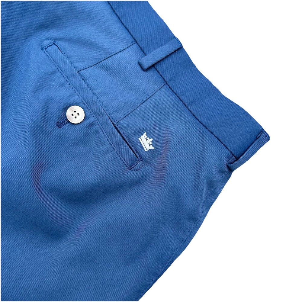 Peter Millar Shorts Mens 42 Blue Wicking Chino Golf Inseam Classic Summer