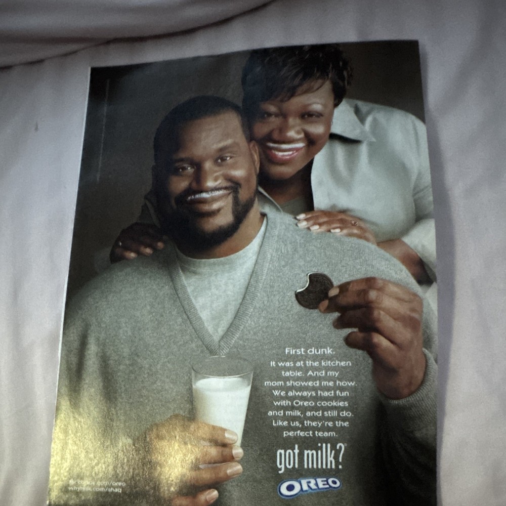got milk? Oreo Multicolor Print Ad Advertisement Page, Print Advertising
