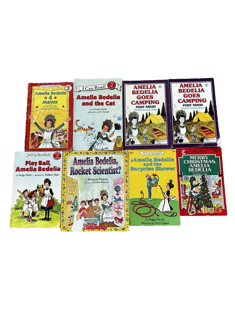 Lot of 8 Amelia Bedelia I Can Read Level 2 Kindergarten 1st 2nd Grade Books