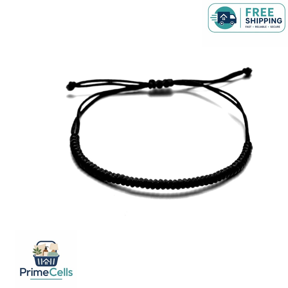 Handmade Adjustable String Bracelet for Men & Women - Evil Eye Charm, Minimalist