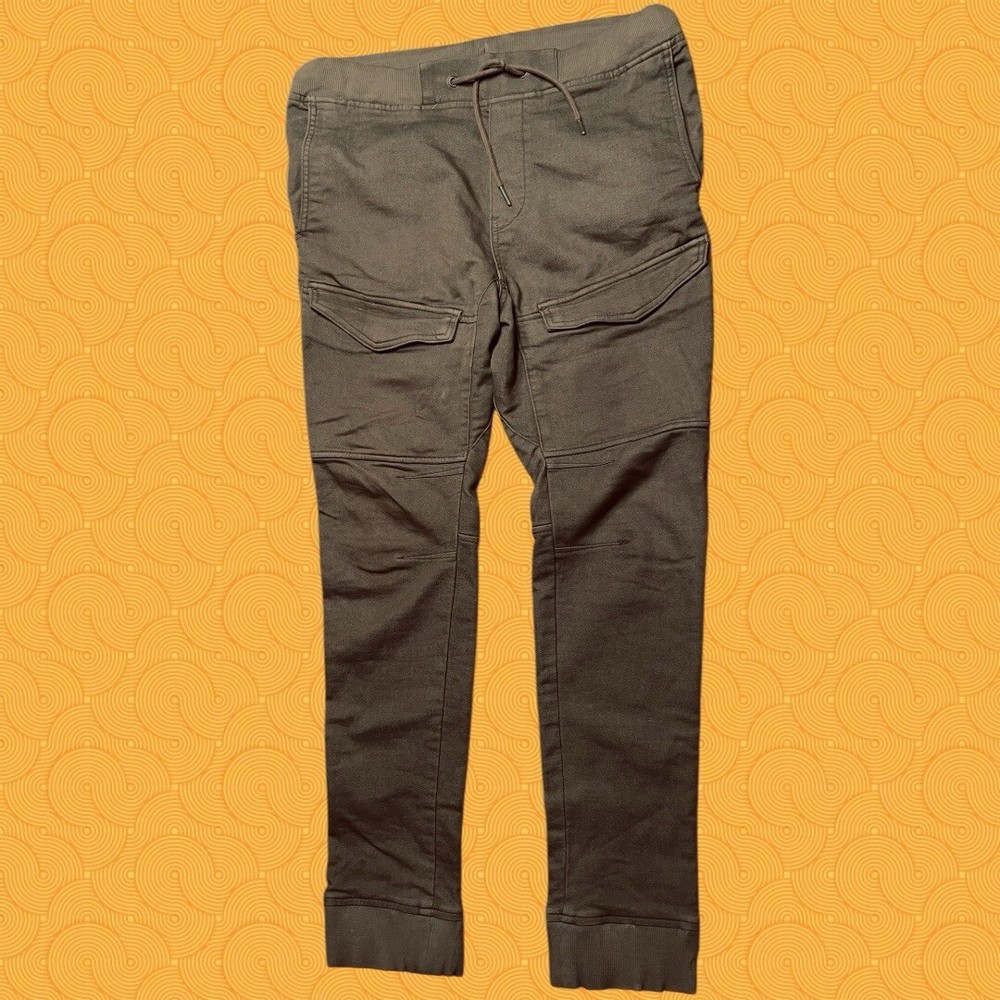 Cargo Military Green Sweat Pants Men’s Sz S Dark Olive Green By H&M Divided