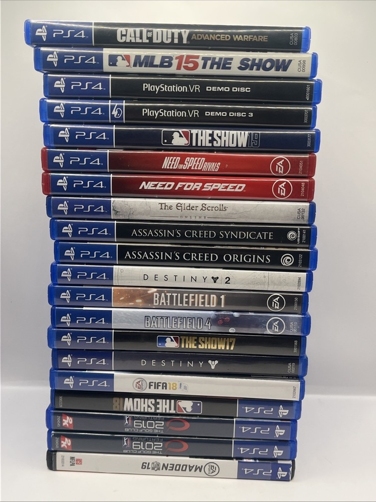 Lot Of 20 Ps4 Playstation 4 Games Call Of Duty Assassins Creed Mlb And More