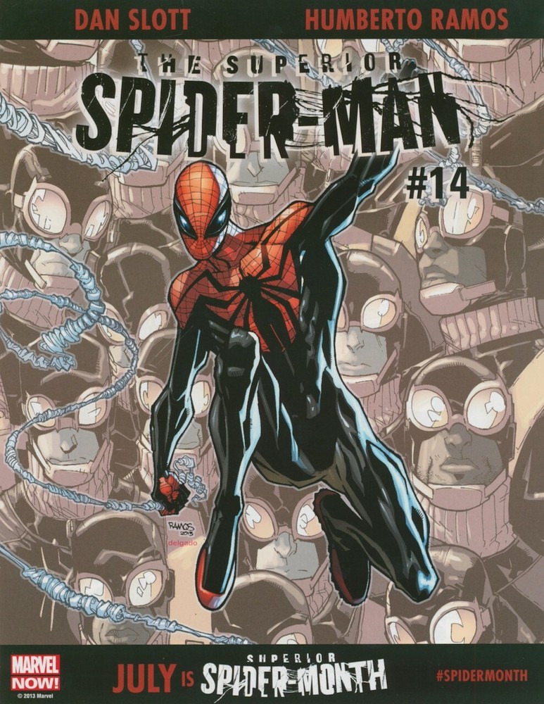 Superior Spider-Man / Avengers Double Sided Promo Poster ~ Humberto Ramos Art