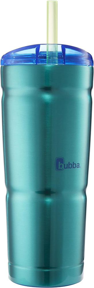 24Oz Stainless Steel Tumbler with Straw - Island Teal by Envy S