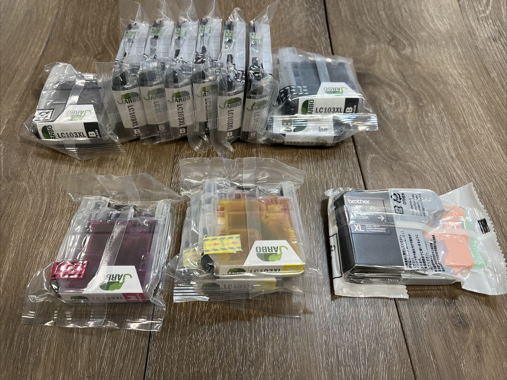 Lot 13 Jarbo Assorted Brother Print Cartridges