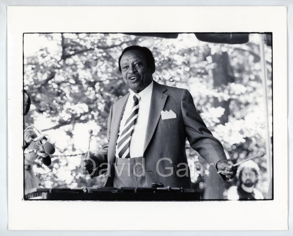 '81 Lionel Hampton Jazz Xylophone Piano Black Americana Original Gahr Photo B619