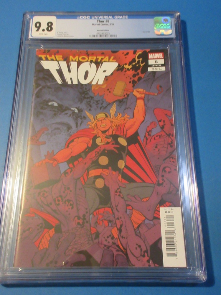 Thor #6 Mortal Thor Romero Variant CGC 9.8 NM/M Gorgeous Gem Wow