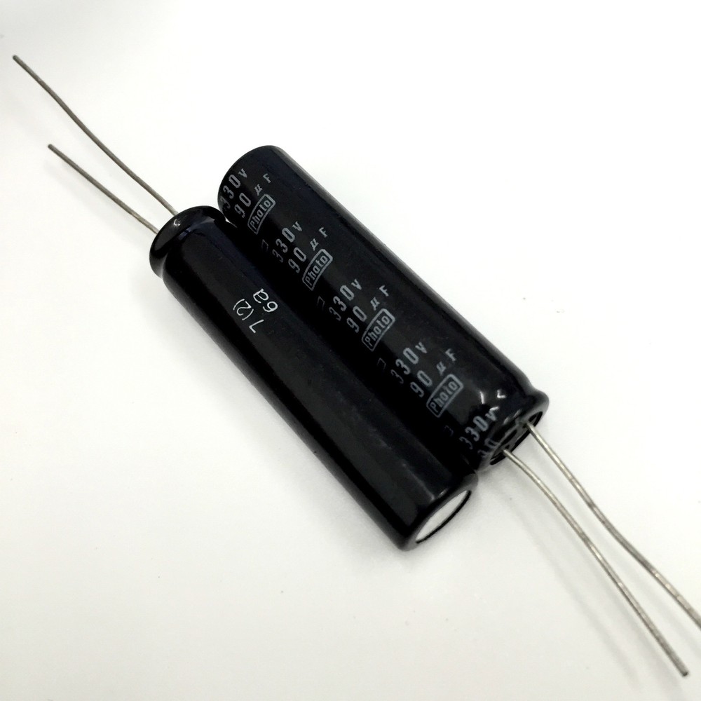 5pcs Nippon Photo Flash PH capacitor 330V90uf 330V 10x40mm