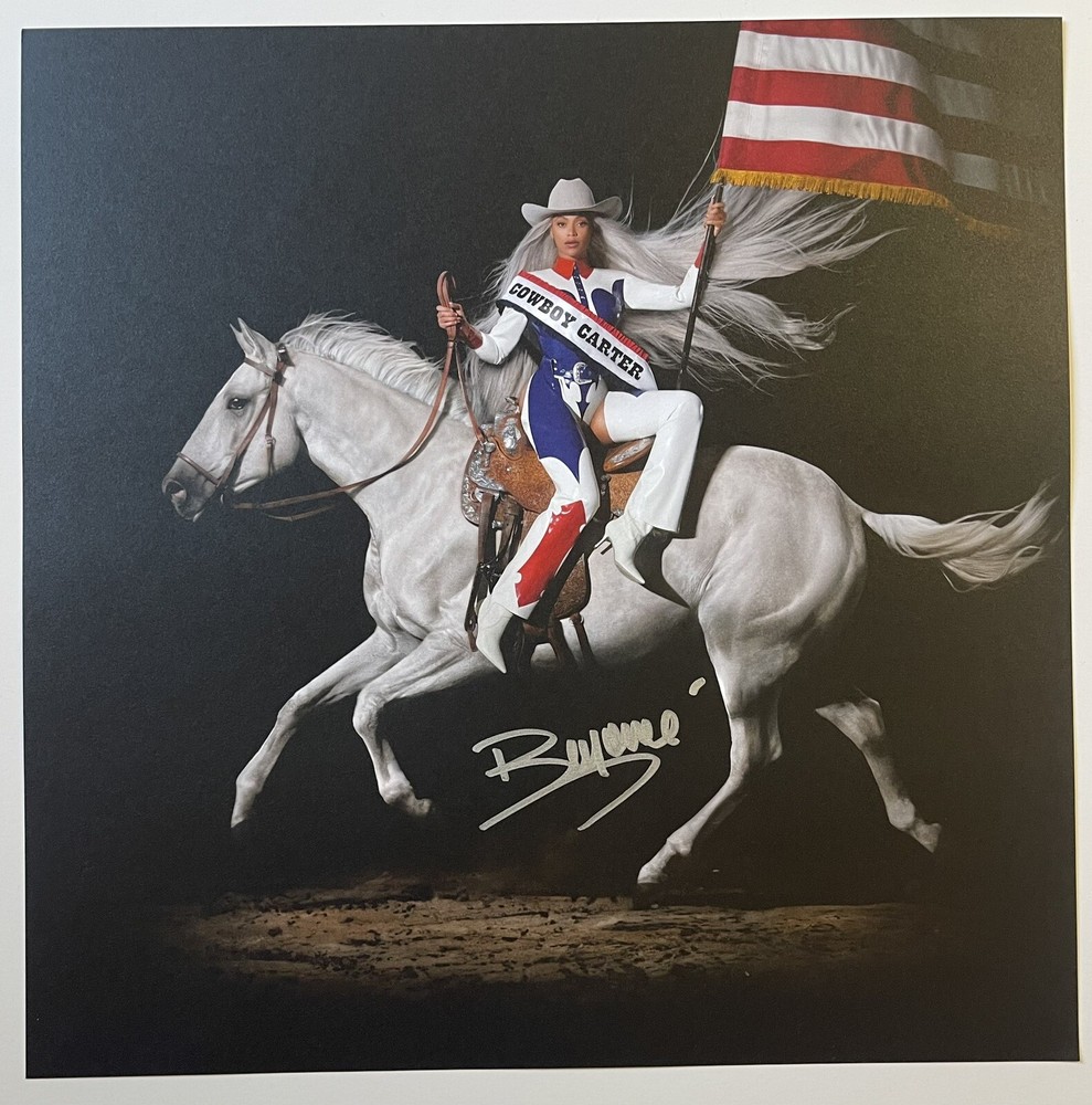 Beyoncé Signed Insert for Cowboy Carter Vinyl - Selling with Complete Vinyl Pkg