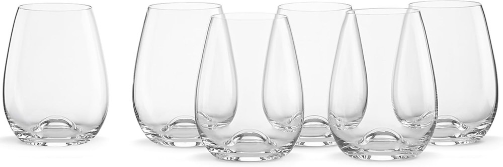 Lenox Tuscany Classics Stemless Glass Set of 6,Clear