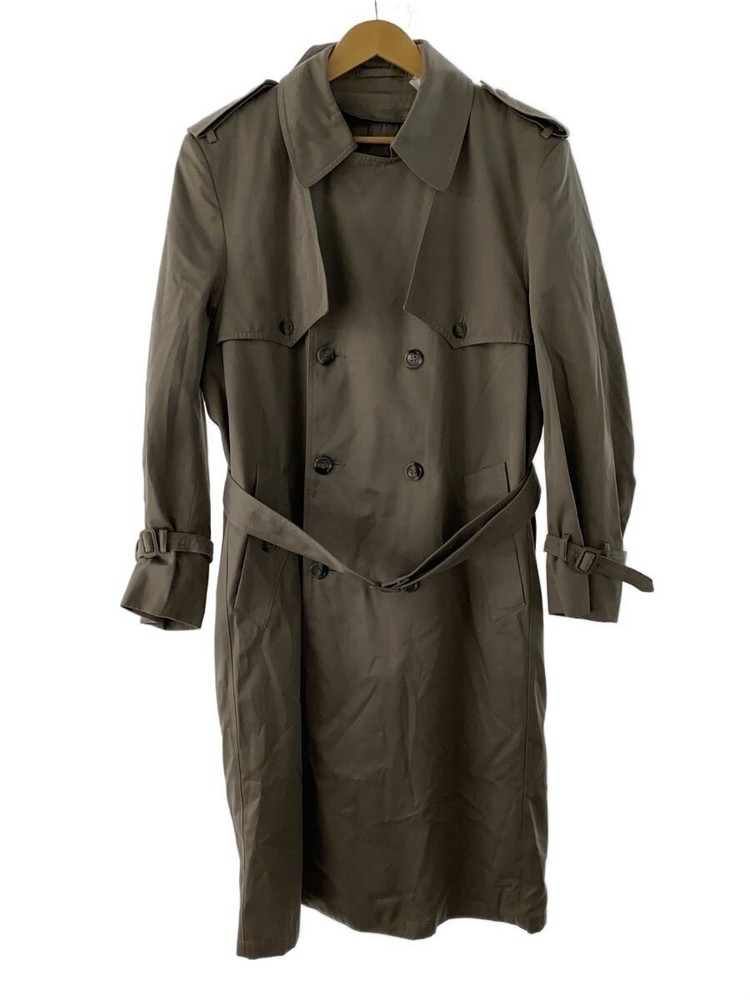 London Fog Trench Coat/40/Cotton/Brw/Plain 50301