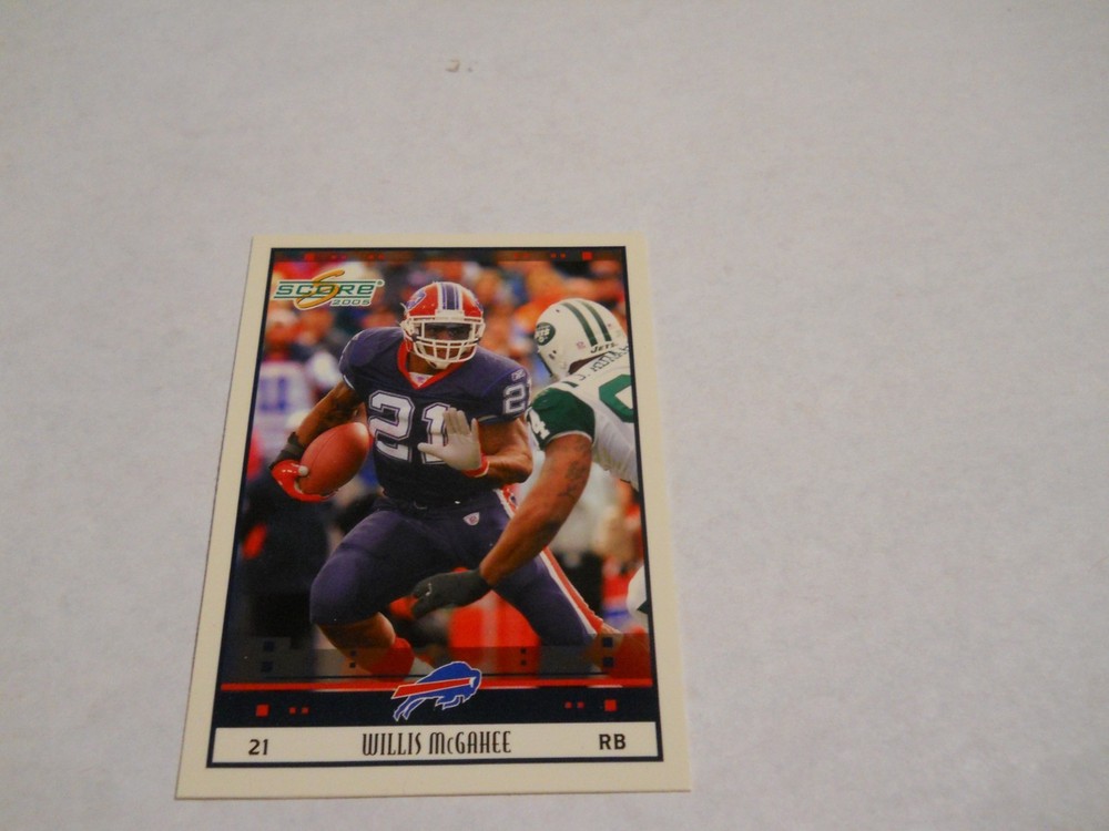Willis Mcgahee Glossy Parallel Buffalo Bills 2005 Score