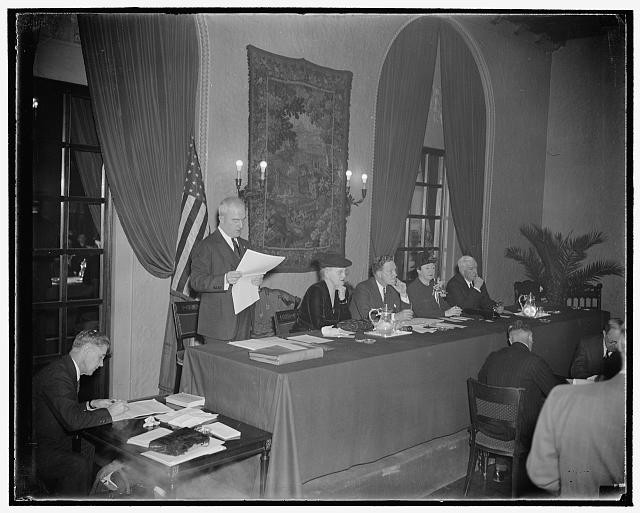 Republican National Committee meets. Washington, D.C., Nov. 29. Scene at the