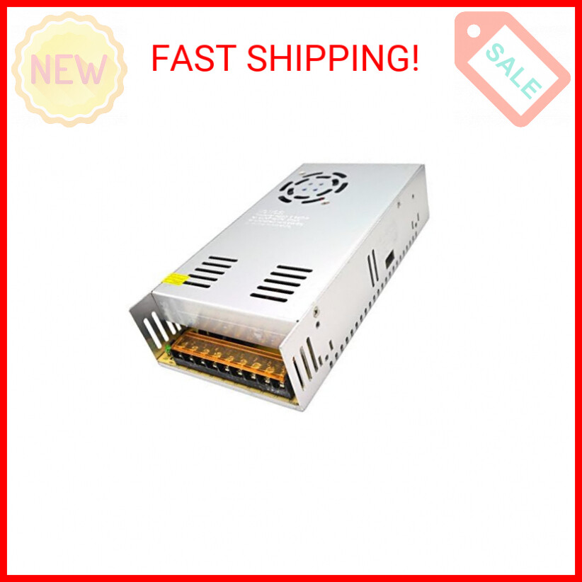 Padarsey 12V 30A Universal Regulated Switching Power Supply Driver for LED Strip