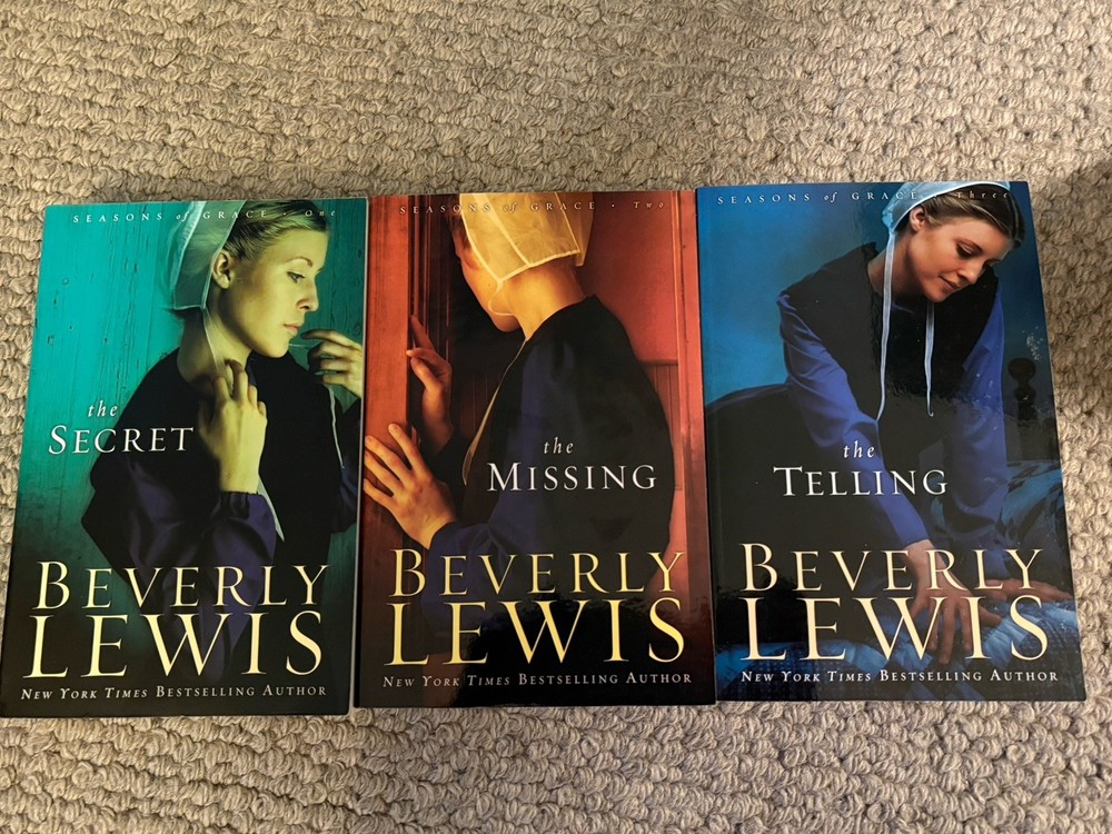 Beverly Lewis SEASONS OF GRACE Paperback 1-3 Secret Missing Telling