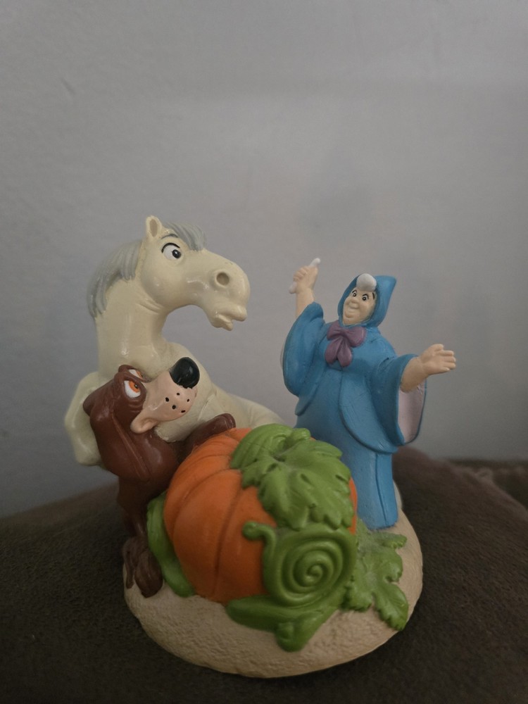 Vintage The Disney Store Lil Classics Cinderella PVC Figurine Fairy Godmother