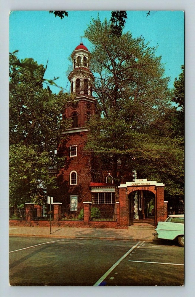 Alexandria VA-Virginia, Christ Church, Religion Outside Vintage Postcard
