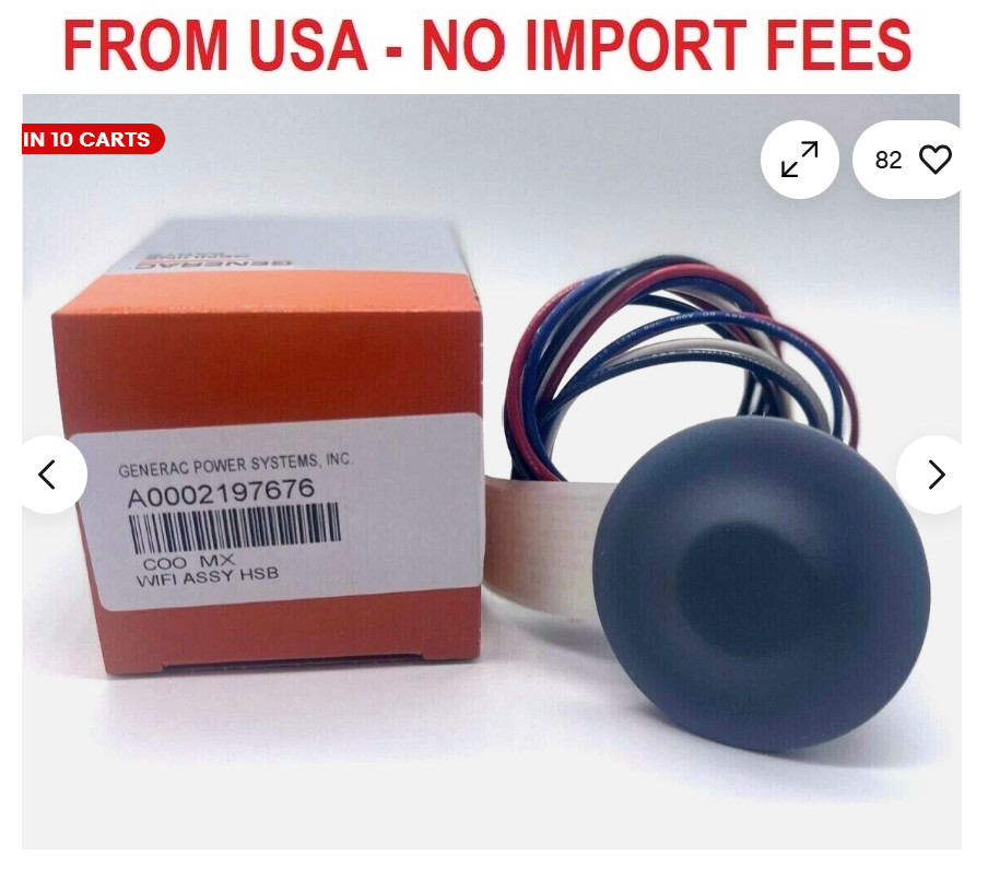 New Generac A0002197676 Generator Wifi Module Old#A0000538695, Same Day Shipping