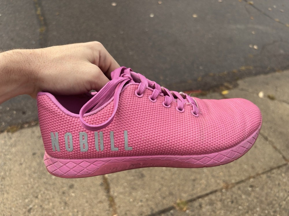 Nobull Shoes Womens 9.5 Pink Outwork Sneakers Workout Trainers Mens 8 Low Top