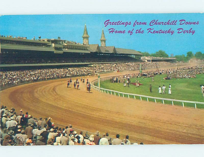 Chrome CHURCHILL DOWNS KENTUCKY DERBY HORSE RACE Louisville Kentucky KY AG5420@