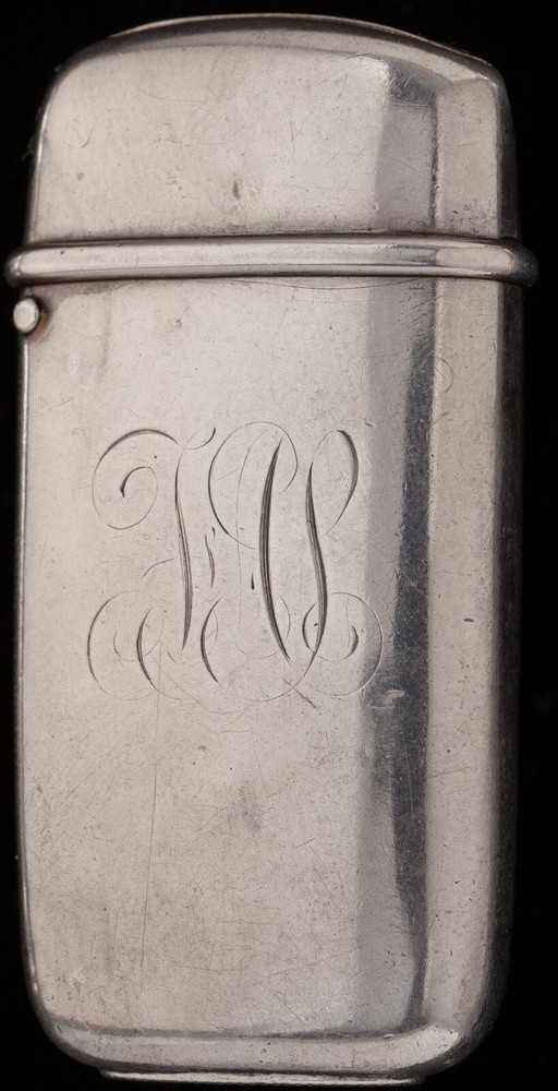 Antique Silver Match Safe - Tiffany & Co - Circa 1900 - Engraved