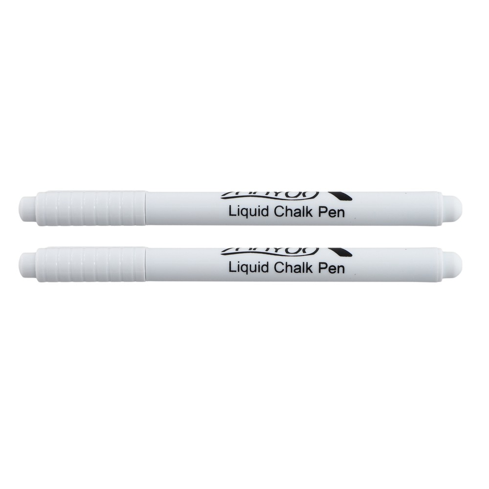 2PC Liquid Chalk Pen Marker For Glass  Chalkboard Blackboard white B7P35493
