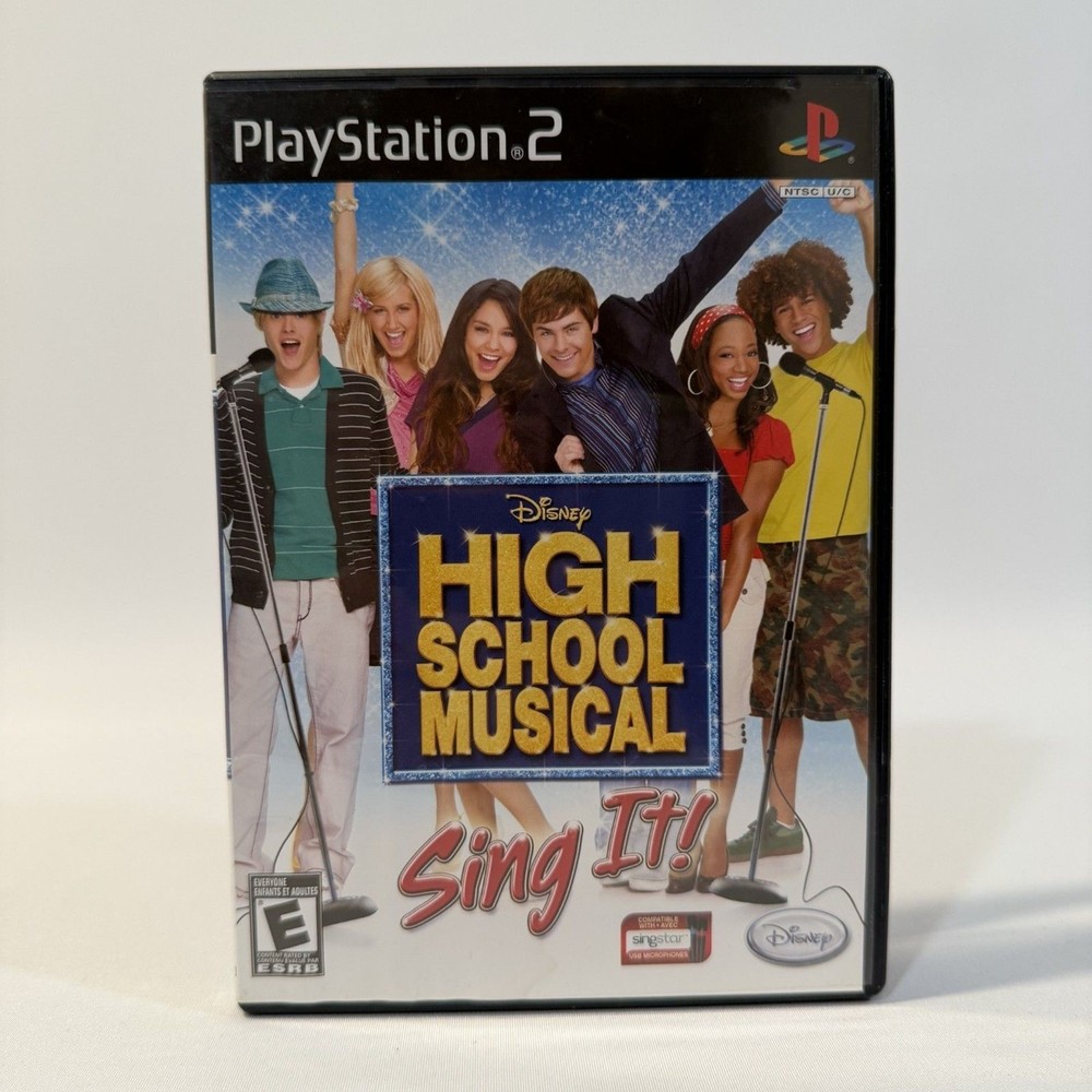 High School Musical Sing It Sony PlayStation 2 PS2 Game Complete In Box CIB