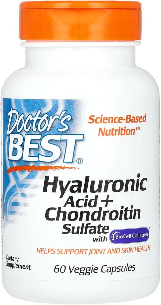 Hyaluronic Acid with Chondroitin Sulfate, Featuring Biocell Collagen, Non-Gmo, G