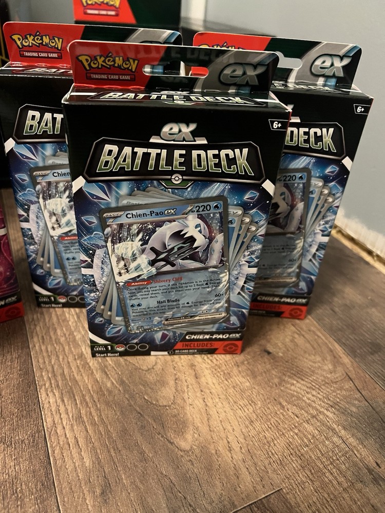 3x Pokemon Chien-Pao EX Battle Deck