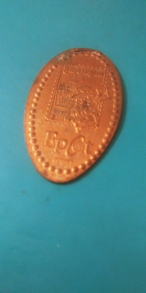 Disney Mickey Epcot United Kingdom Around The World Elongated Penny