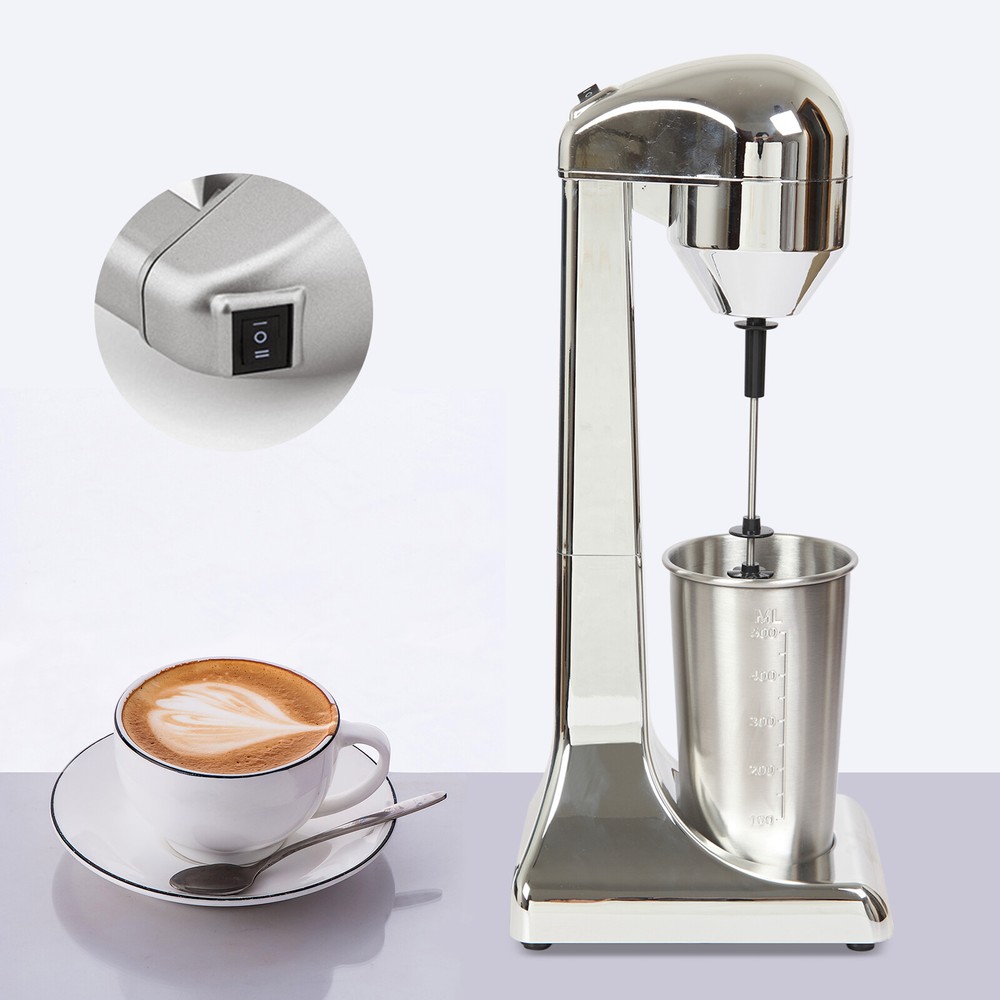 100W Commercial Electric ABS Milk Shaker Maker SS material Drink Mixer w/2 Speed-image